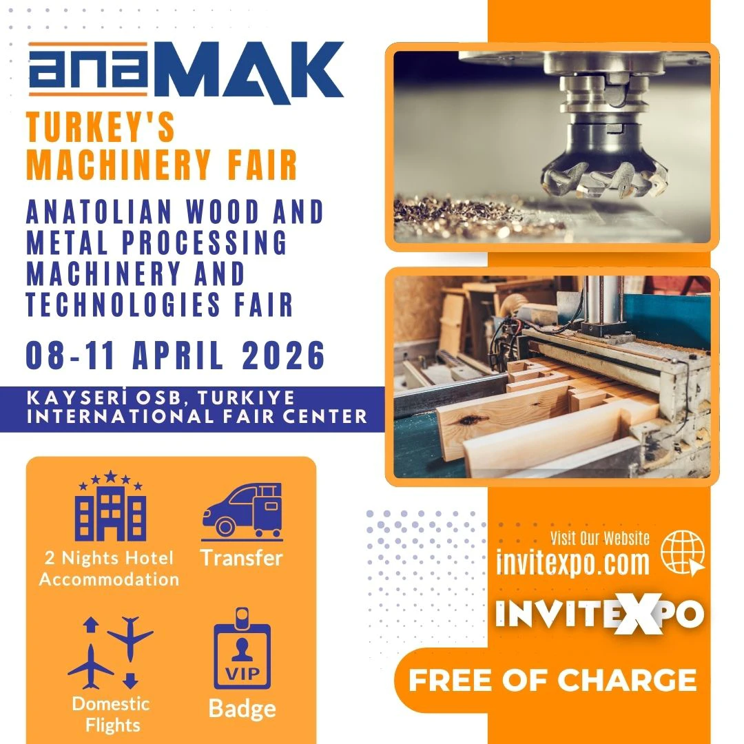 ANAMAK Anatolian Wood and Metal Processing Machinery and Technologies Fair